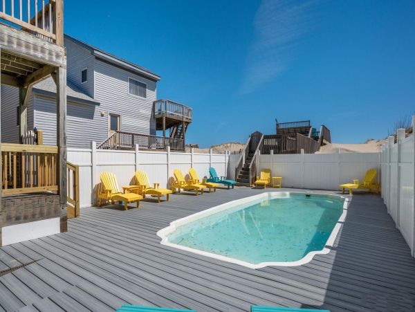Oceanfront Nags Head Vacation Home Eight Bedroom
