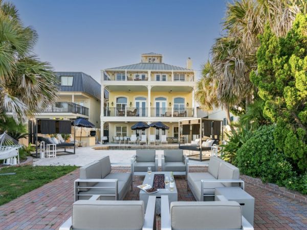 Stunning Beach Front Seven Bedroom Home with Private Pool in Miramar Beach
