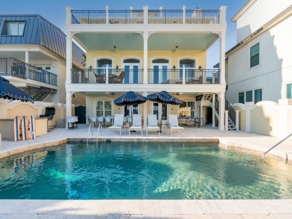 Stunning Beach Front Seven Bedroom Home with Private Pool in Miramar Beach