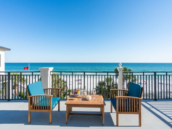 Stunning Beach Front Seven Bedroom Home with Private Pool in Miramar Beach