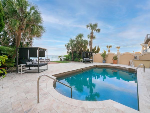 Stunning Beach Front Seven Bedroom Home with Private Pool in Miramar Beach