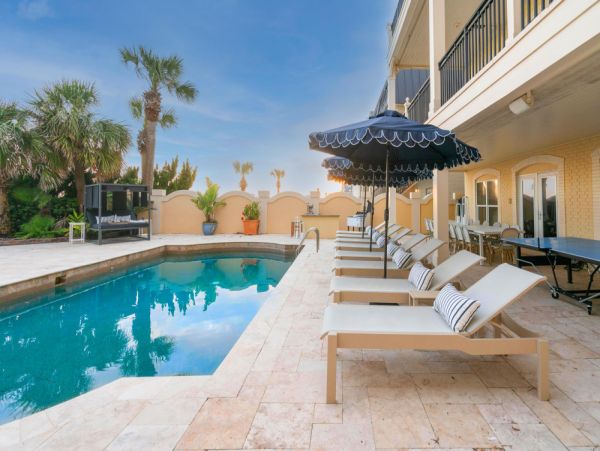 Stunning Beach Front Seven Bedroom Home with Private Pool in Miramar Beach