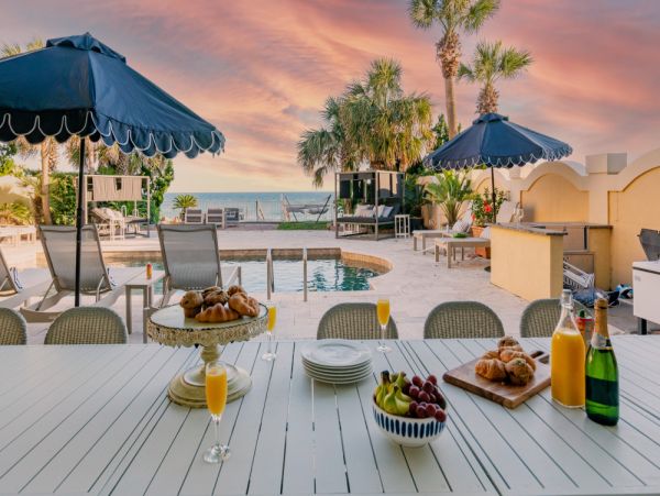 Stunning Beach Front Seven Bedroom Home with Private Pool in Miramar Beach