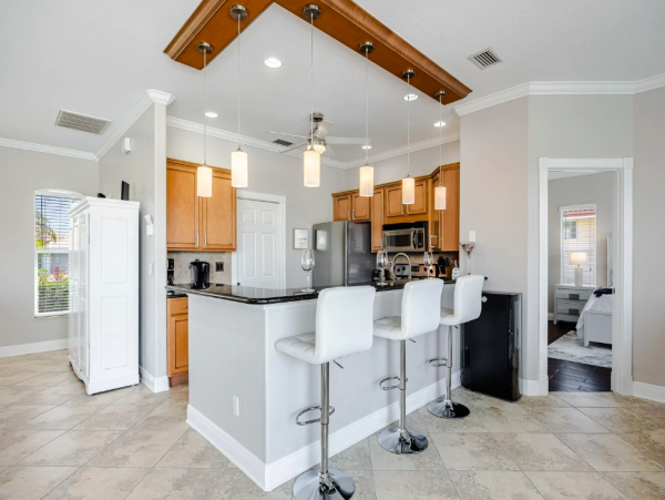 Waterfront Retreat with Gulf Access, Pool and Kayaks in Cape Coral