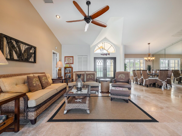 Canal Front Retreat with Gulf Access, Pool, and Tiki Dock in Cape Coral