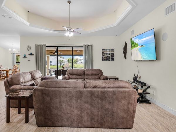 Cape Coral Getaway: Canal Views, Pool, and Modern Comfort