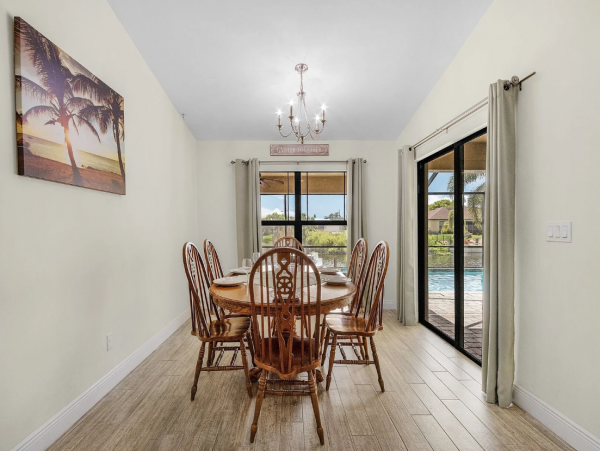Cape Coral Getaway: Canal Views, Pool, and Modern Comfort