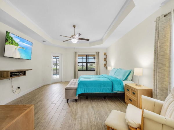 Cape Coral Getaway: Canal Views, Pool, and Modern Comfort
