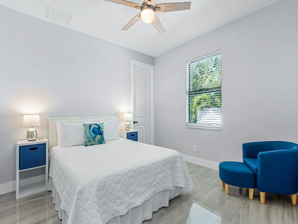 Cape Coral Coastal Elegance Retreat with Caged Pool and Scenic Views