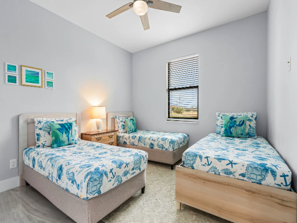 Cape Coral Coastal Elegance Retreat with Caged Pool and Scenic Views