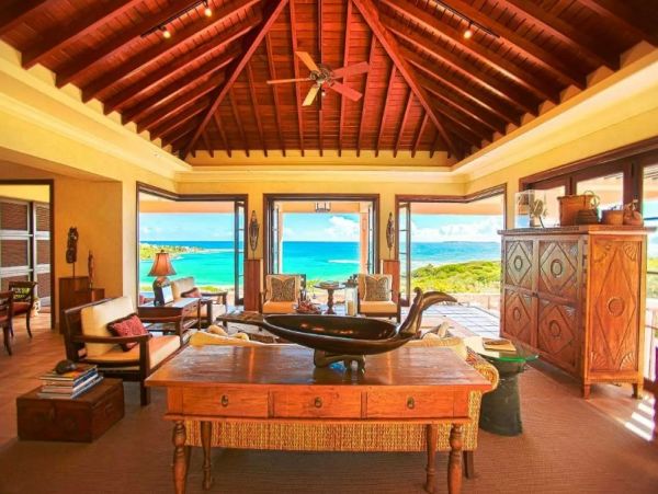 Oceanfront Anguilla Vacation Home Four Bedroom