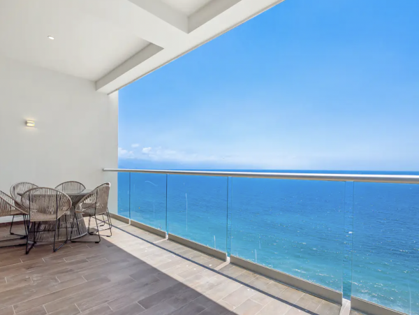 Oceanfront Puerto Vallarta Modern 2 Bedroom Condo