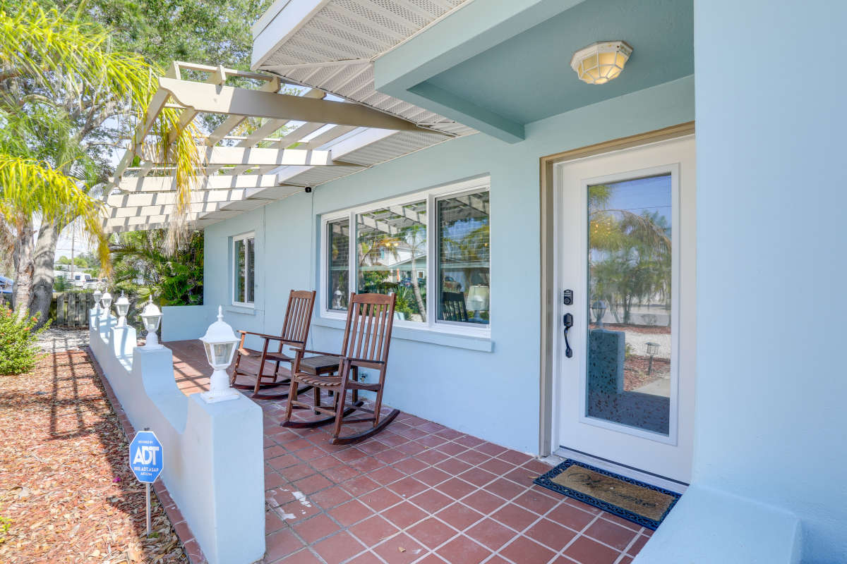 Walk to Beach Indian Rocks Vacation Home Five Bedroom