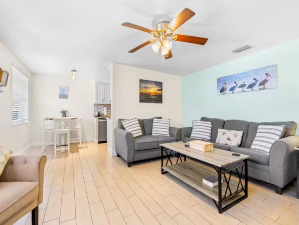 Full Duplex with Separate Outdoor Areas & Walking Distance to Beach