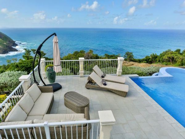 St. Lucia Exquisite Four Bedroom Ocean View Vacation Residence