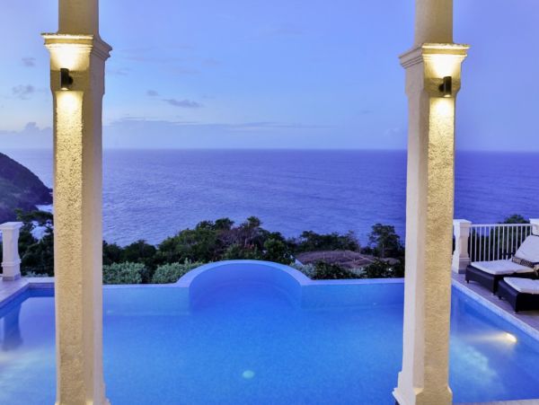 St. Lucia Exquisite Four Bedroom Ocean View Vacation Residence
