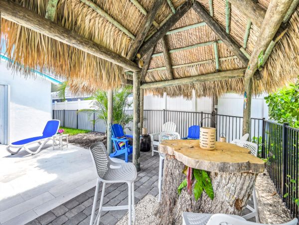 Walk to Beach Vacation Pool Home Three Bedroom