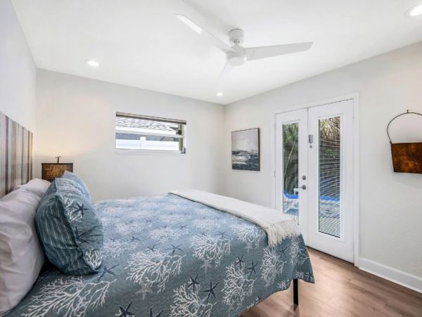 Walk to Beach Vacation Pool Home Three Bedroom