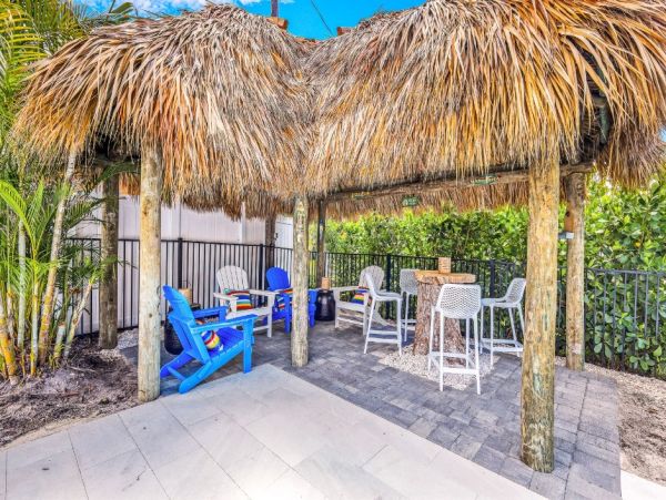 Walk to Beach Vacation Pool Home Three Bedroom