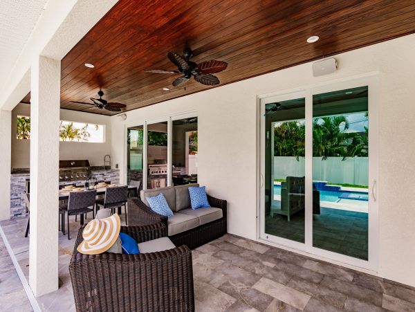 Naples Vacation Pool Home Four Bedroom Walk to Beach