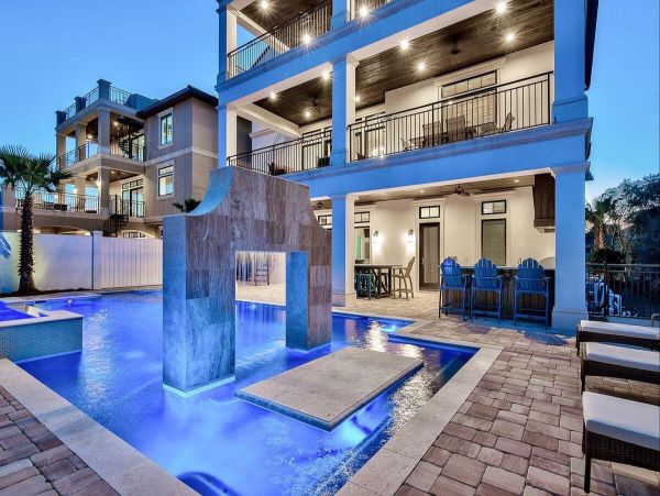 Gulf Views Vacation Pool Home in Destin Sleeps 28 Guests