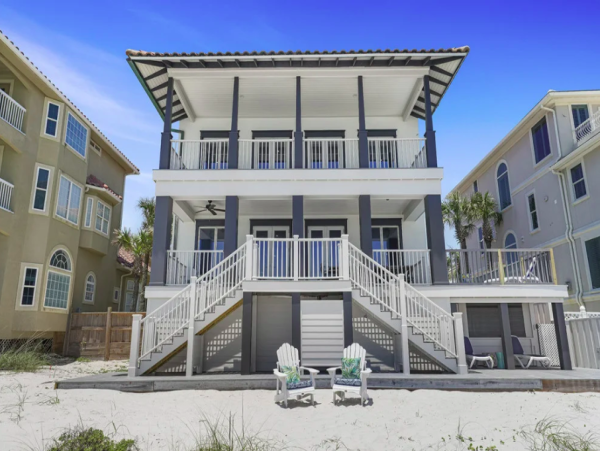 Luxurious Destin Beachfront Retreat: 8-Bedroom, 9-Bathroom Vacation Home