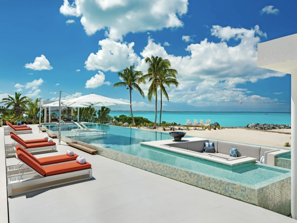 Turks & Caicos 10 Bedroom Estate Beachfront Private Staff