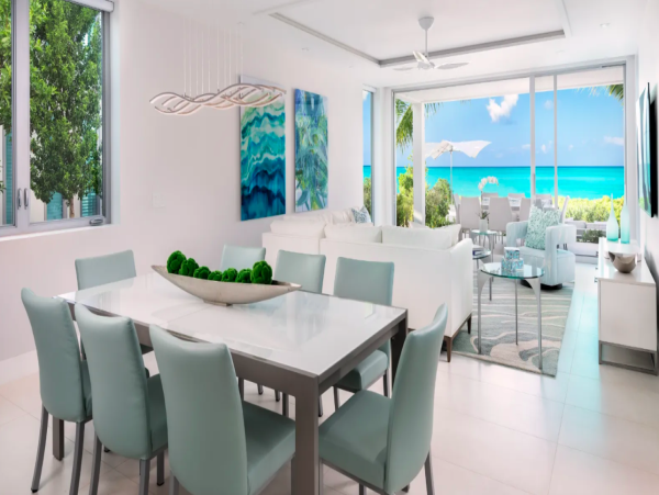 Luxurious Oasis: 13-Bedroom Beachfront Villa with a Pool in Turks and Caicos
