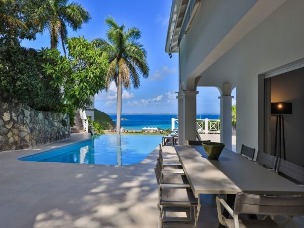 Elegant Three Bedroom Villa with Breathtaking Sea View in Saint Martin