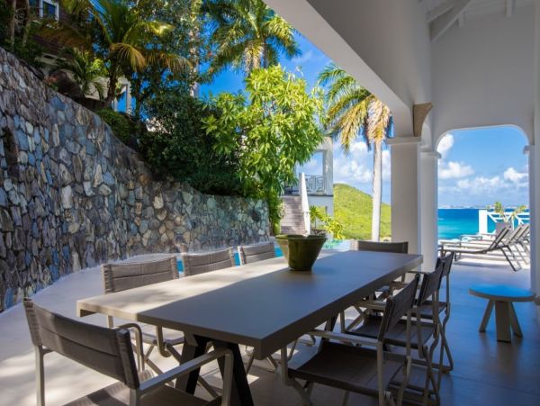 Elegant Three Bedroom Villa with Breathtaking Sea View in Saint Martin