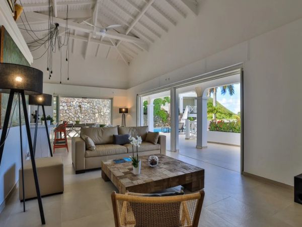 Elegant Three Bedroom Villa with Breathtaking Sea View in Saint Martin