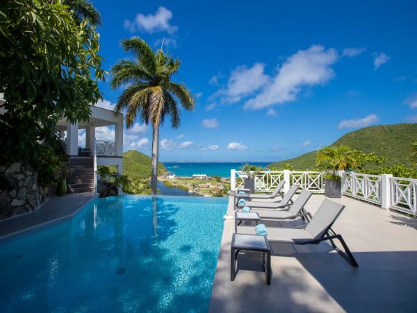 Elegant Three Bedroom Villa with Breathtaking Sea View in Saint Martin