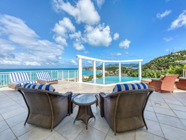 Saint Martin Sea View Two Bedroom Vacation Villa