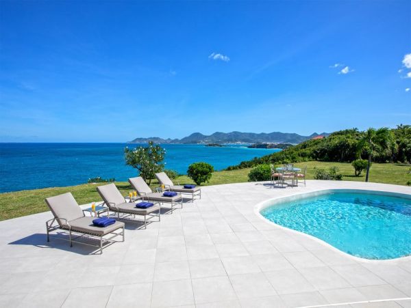 Three Bedroom Vacation Home in Saint Martin - Breathtaking Ocean View
