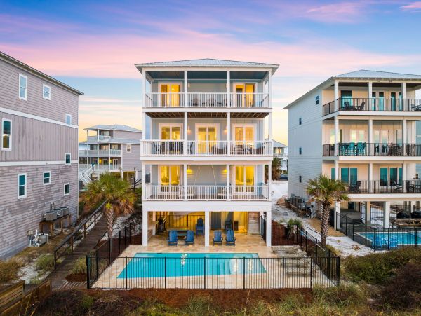 Cape San Blas Vacation Home Five Bedrooms Sleeps 15 Ocean Views