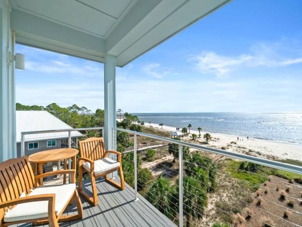 Cape San Blas Beachfront Luxury Vacation Rental 6 Bedroom & Pool