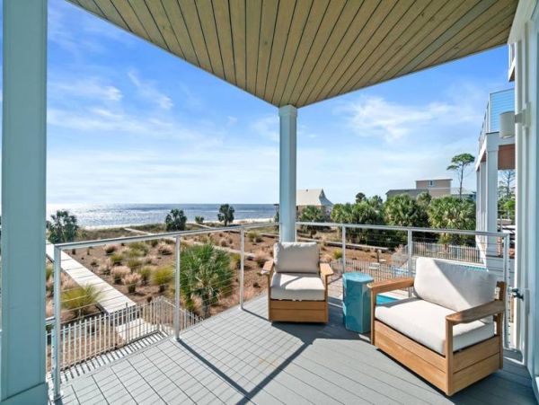 Cape San Blas Beachfront Luxury Vacation Rental 6 Bedroom & Pool