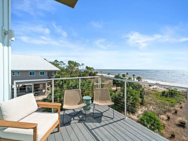 Cape San Blas Beachfront Luxury Vacation Rental 6 Bedroom & Pool