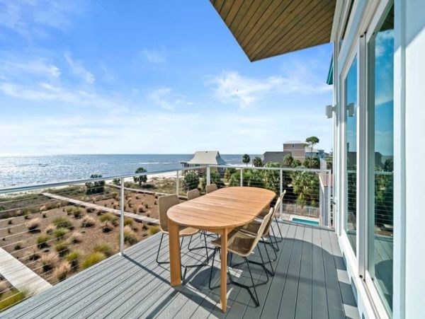 Cape San Blas Beachfront Luxury Vacation Rental 6 Bedroom & Pool