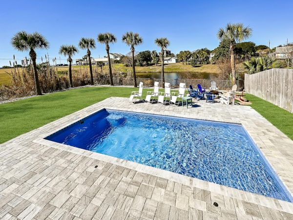 Panama City Beach 4 Bedroom Family Beach Home with Pool Steps to Beach