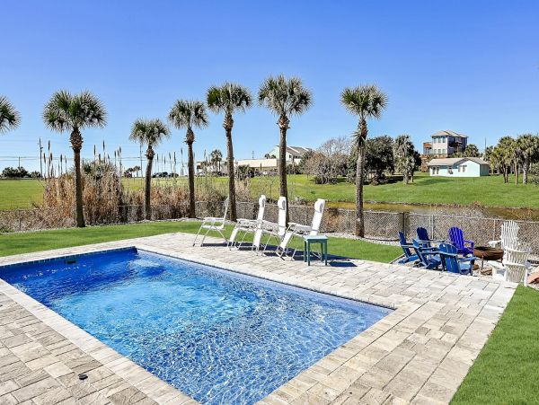 Panama City Beach 4 Bedroom Family Beach Home with Pool Steps to Beach