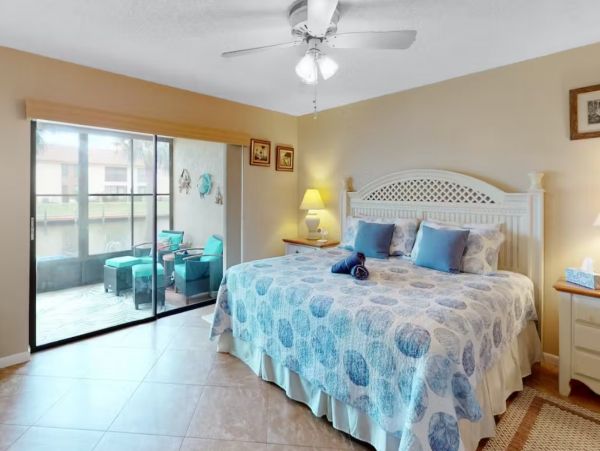 Canal Front Two Bedroom Vacation Rental Condo in Cape Coral