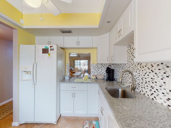 Canal Front Two Bedroom Vacation Rental Condo in Cape Coral