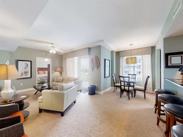 Gulf Front Three Bedroom Daytona Beach Vacation Rental Condo