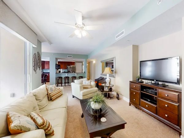 Gulf Front Three Bedroom Daytona Beach Vacation Rental Condo