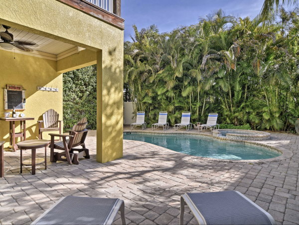 Anna Maria Island Three Bedroom Pool Vacation Home