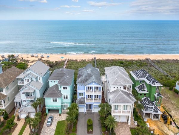 Oceanfront Eight Bedroom Rental Home in Palm Coast