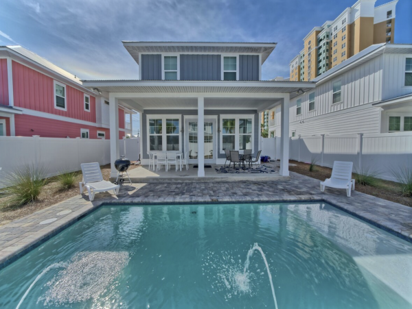 Five Bedroom Panama City Beach Sleeps 14 300 feet to beach