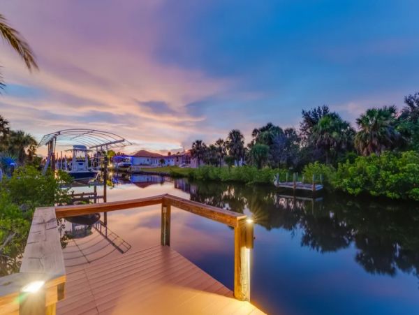 Porta Charlotte Three Bedroom Canal Front Vacation Rental Home