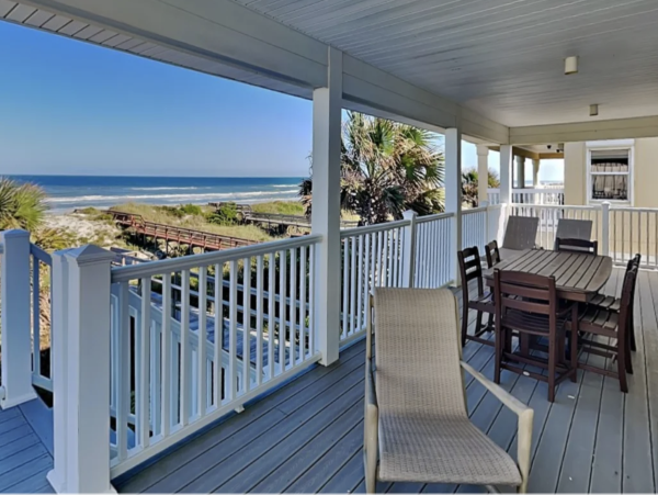 Crescent Beach Gulf Front Rental Home - Four Bedroom Near St. Augustine